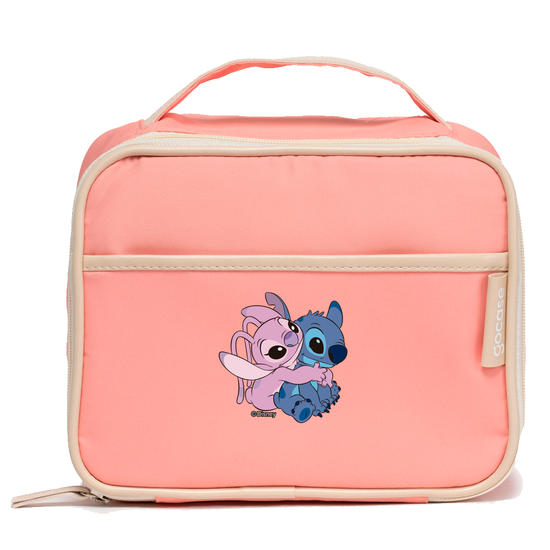 Bolsa Térmica Midi Rosa - Stitch e Angel Bolsa Térmica Midi Rosa - Stitch e Angel