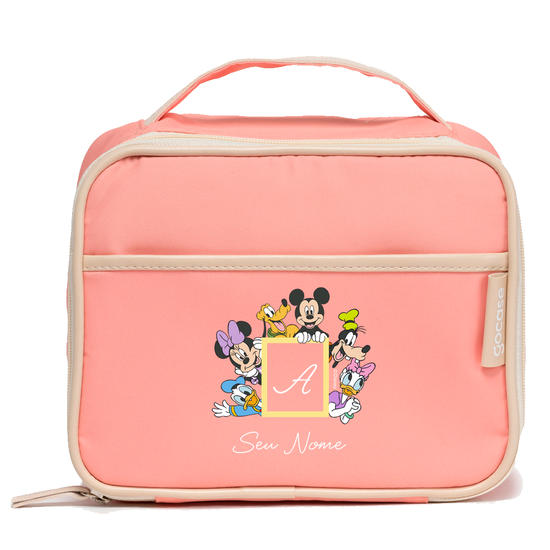 Bolsa Térmica Midi Rosa - Mickey e Seus Amigos - Inicial