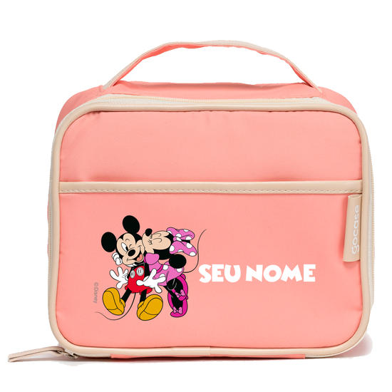 Bolsa Térmica Midi Rosa - Mickey e Minnie - In Love
