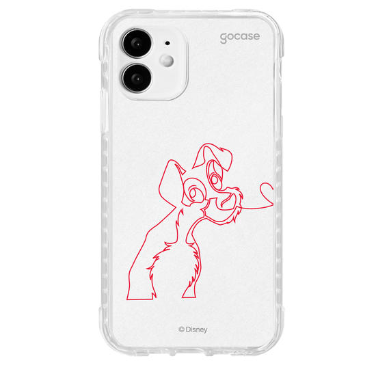 Capinha para celular A Dama e o Vagabundo - Love Tramp