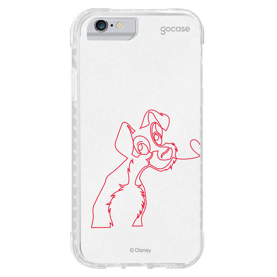 Capinha para celular A Dama e o Vagabundo - Love Tramp