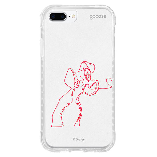 Capinha para celular A Dama e o Vagabundo - Love Tramp