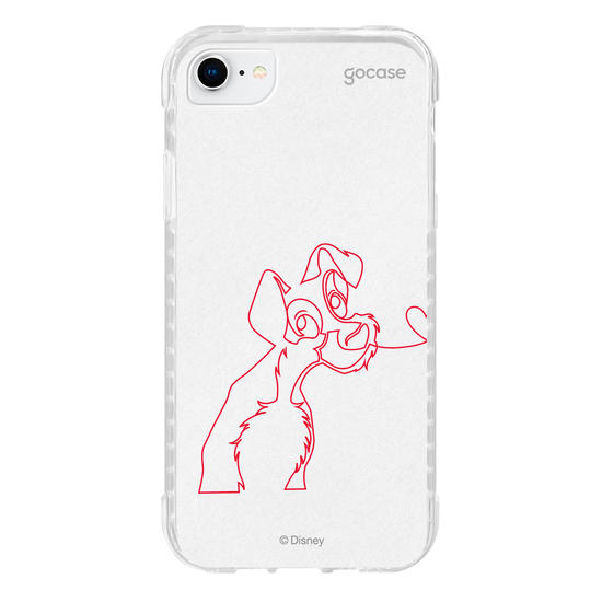 Capinha para celular A Dama e o Vagabundo - Love Tramp