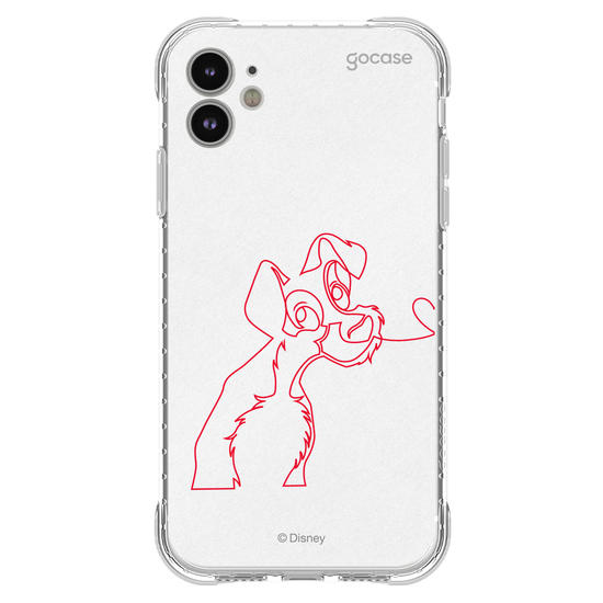 Capinha para celular A Dama e o Vagabundo - Love Tramp