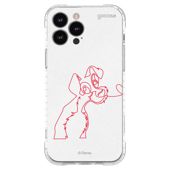 Capinha para celular A Dama e o Vagabundo - Love Tramp
