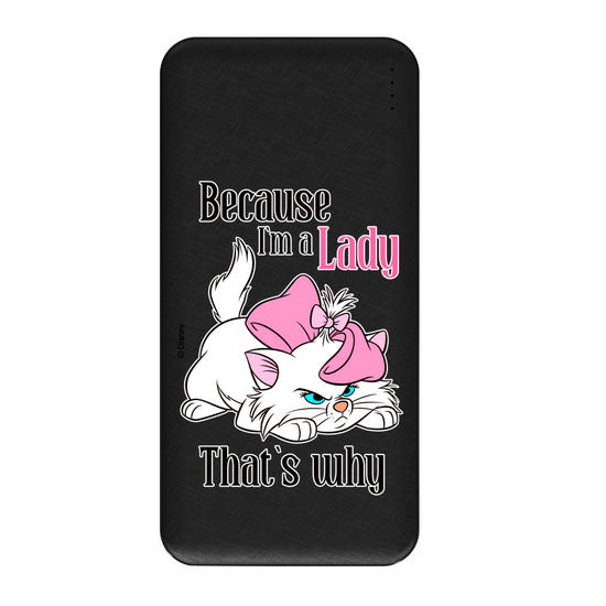 Carregador Portátil Fast Charge -  Marie - Because I'm a Lady
