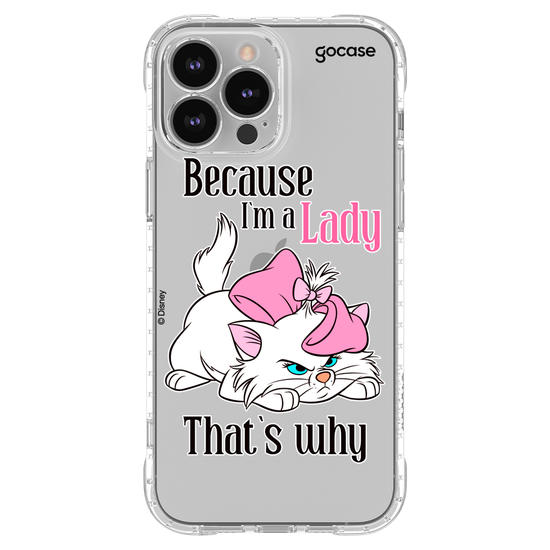 Capinha para celular  Marie - Because I'm a Lady