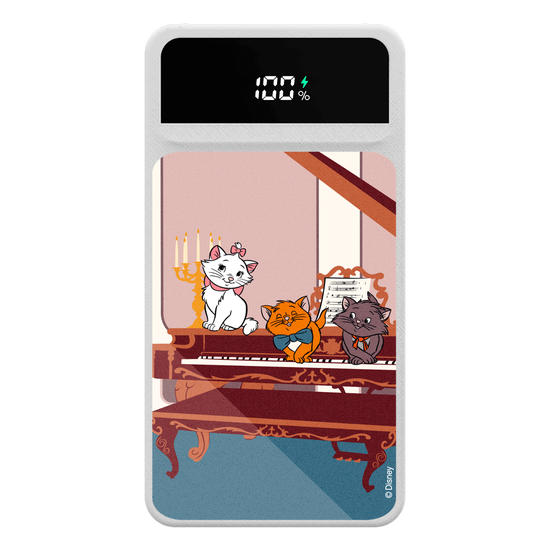 Carregador Portátil Turbo 10000mah - Marie - Gatinhos no Piano