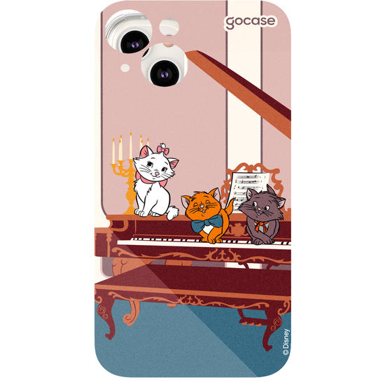 Capinha para celular  Marie - Gatinhos no Piano