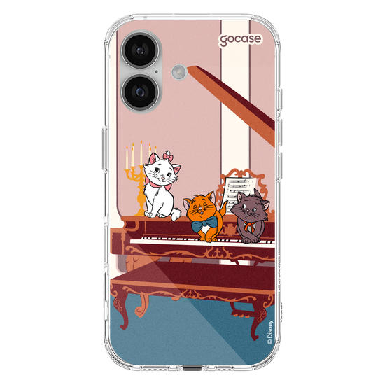 Capinha para celular  Marie - Gatinhos no Piano