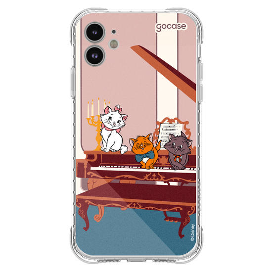 Capinha para celular  Marie - Gatinhos no Piano