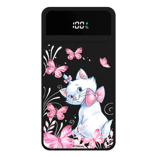 Carregador Portátil Turbo 10000mah Preto - Marie - Borboletas com Aquarela