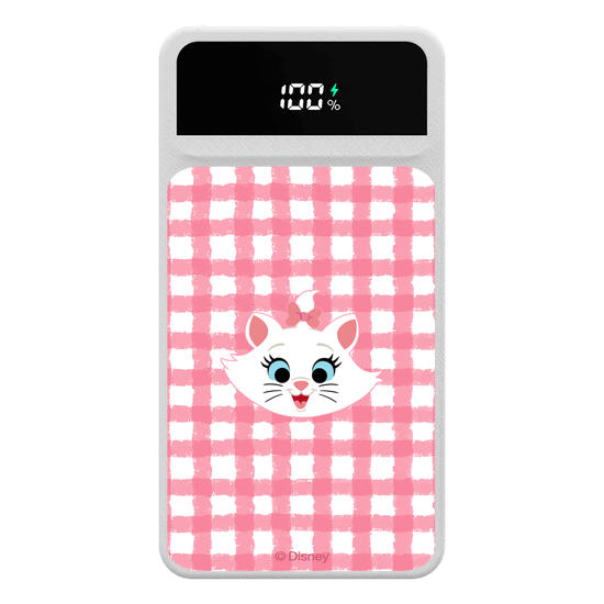 Carregador Portátil Turbo 10000mah - Marie - Xadrez Cute