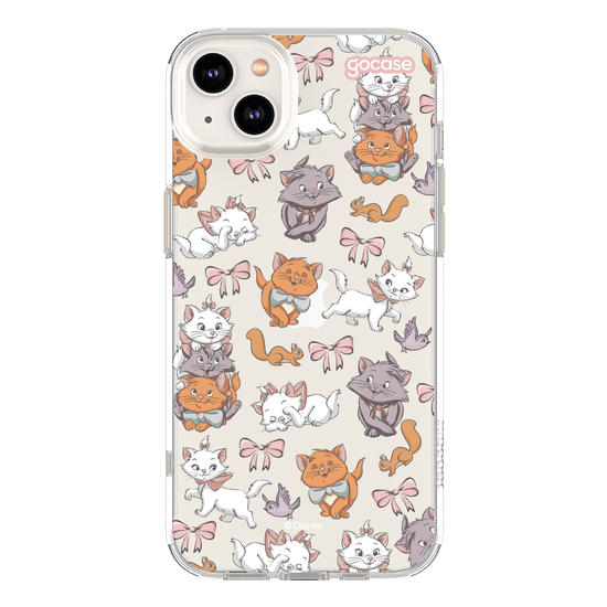 Capinha para celular  Aristogatos Pattern com Borda
