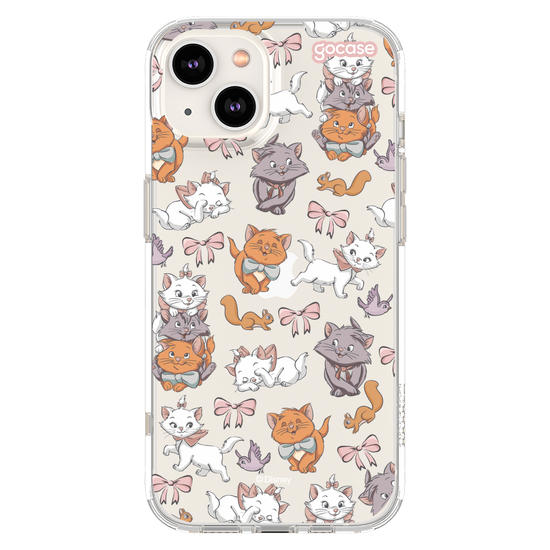 Capinha para celular  Aristogatos Pattern com Borda