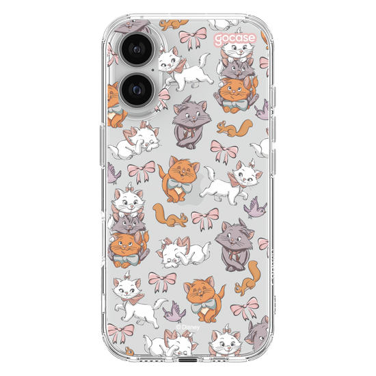 Capinha para celular  Aristogatos Pattern com Borda