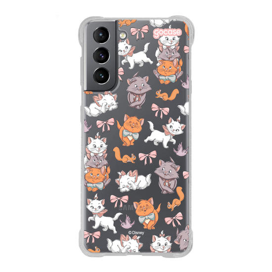 Capinha para celular  Aristogatos Pattern com Borda