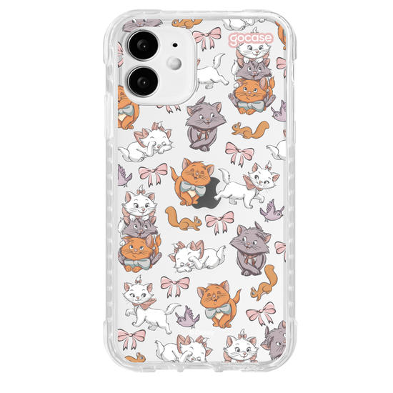 Capinha para celular  Aristogatos Pattern com Borda
