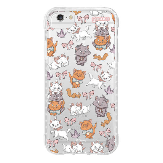 Capinha para celular  Aristogatos Pattern com Borda