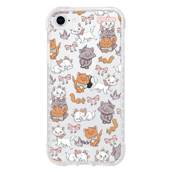 Capinha para celular  Aristogatos Pattern com Borda