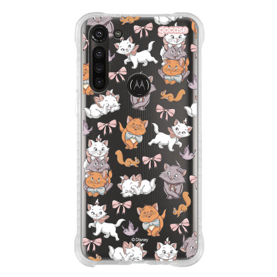 Capinha para celular  Aristogatos Pattern com Borda
