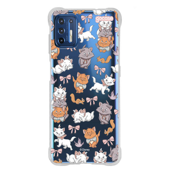 Capinha para celular  Aristogatos Pattern com Borda