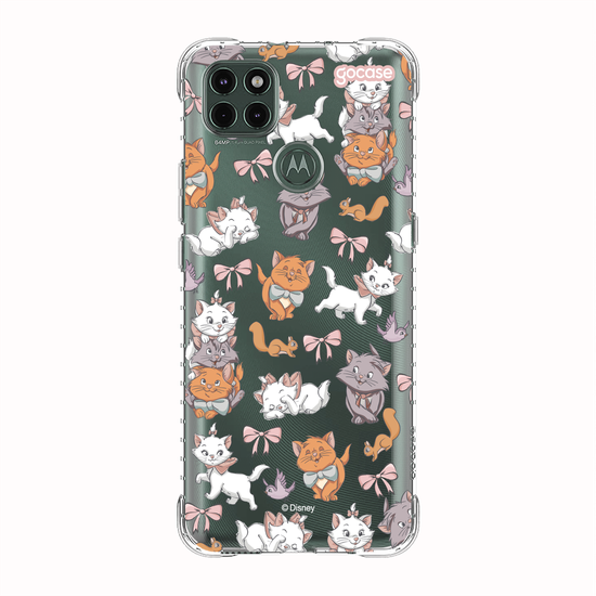 Capinha para celular  Aristogatos Pattern com Borda