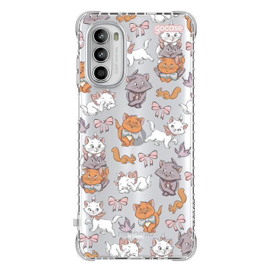 Capinha para celular  Aristogatos Pattern com Borda