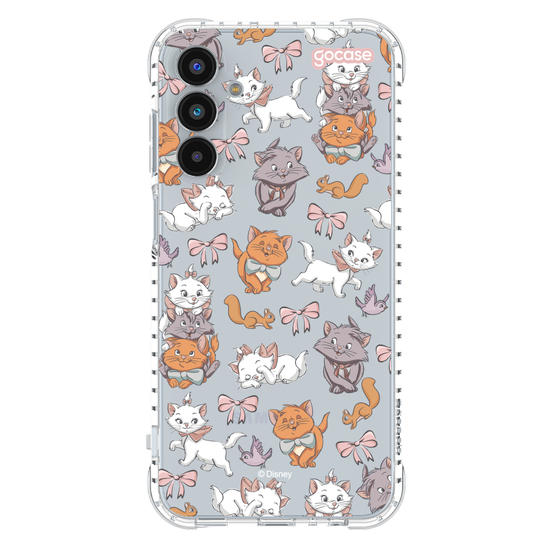 Capinha para celular  Aristogatos Pattern com Borda