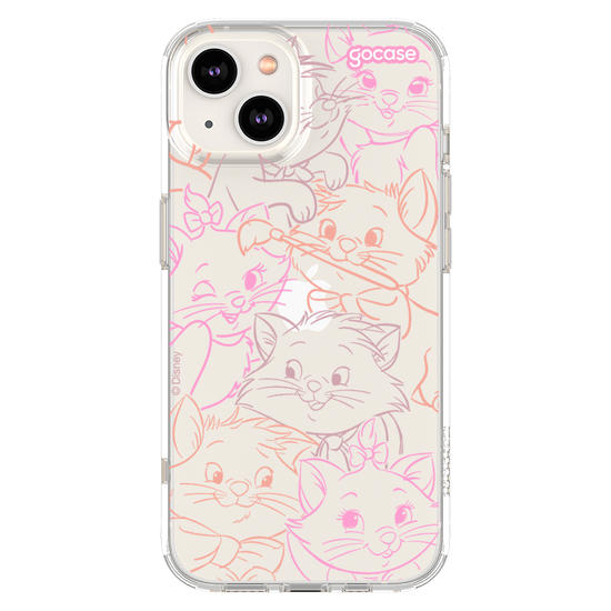 Capinha para celular  Aristogatos - Rostinhos Rainbow