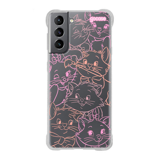 Capinha para celular  Aristogatos - Rostinhos Rainbow