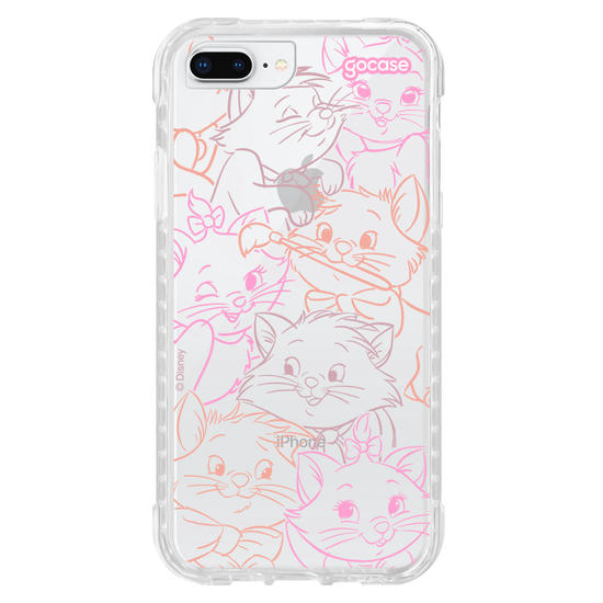 Capinha para celular  Aristogatos - Rostinhos Rainbow