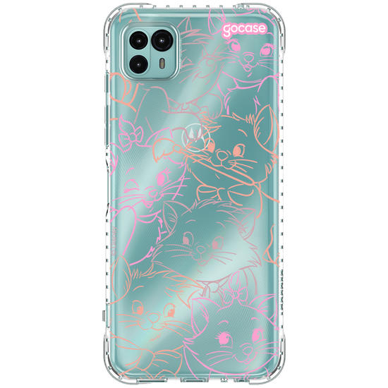Capinha para celular  Aristogatos - Rostinhos Rainbow