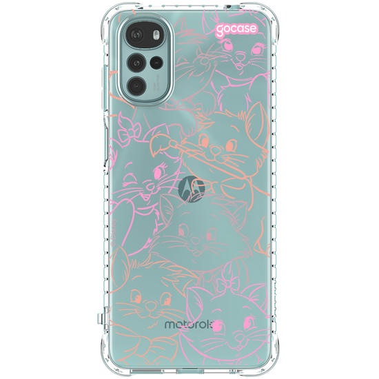 Capinha para celular  Aristogatos - Rostinhos Rainbow