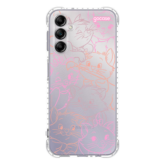 Capinha para celular  Aristogatos - Rostinhos Rainbow
