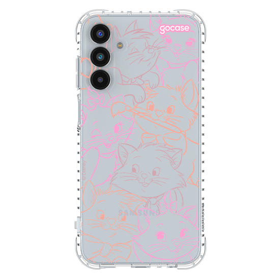 Capinha para celular  Aristogatos - Rostinhos Rainbow