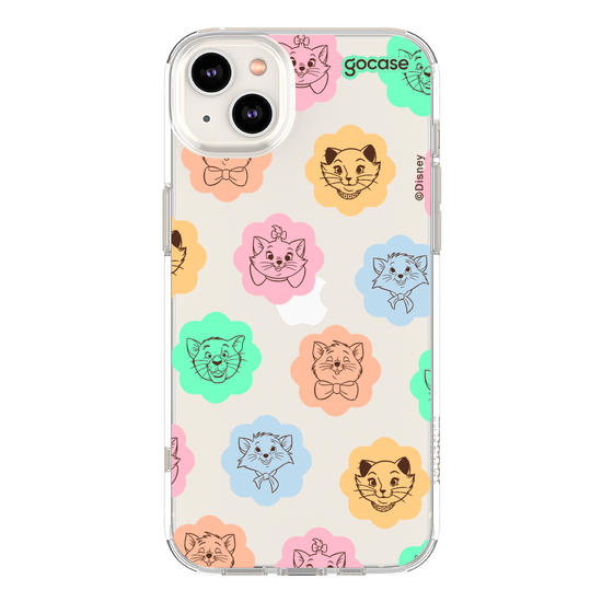 Capinha para celular  Aristogatas - Rostinhos em Flores