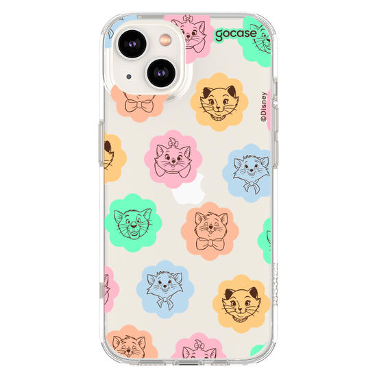 Capinha para celular  Aristogatas - Rostinhos em Flores