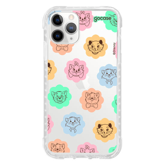 Capinha para celular  Aristogatas - Rostinhos em Flores