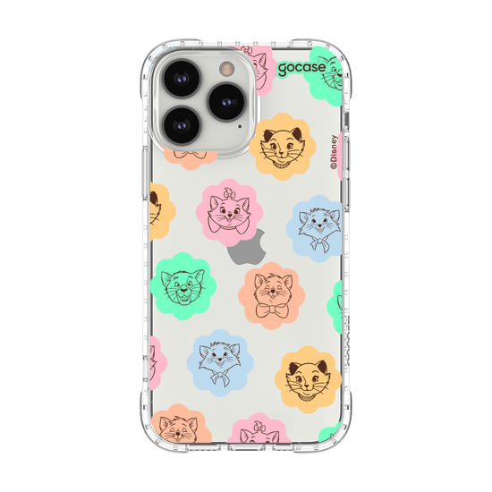 Capinha para celular  Aristogatas - Rostinhos em Flores