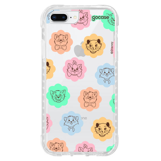 Capinha para celular  Aristogatas - Rostinhos em Flores