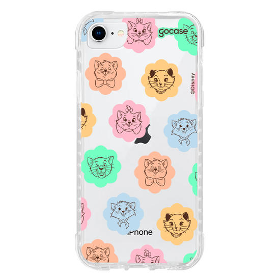 Capinha para celular  Aristogatas - Rostinhos em Flores