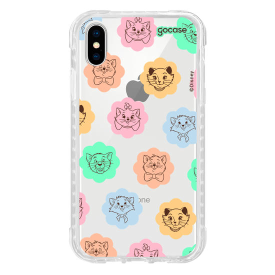 Capinha para celular  Aristogatas - Rostinhos em Flores