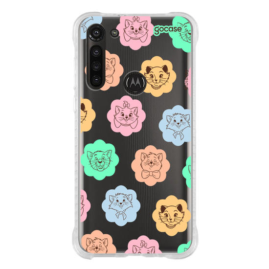 Capinha para celular  Aristogatas - Rostinhos em Flores