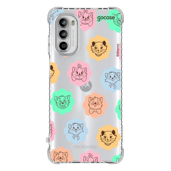 Capinha para celular  Aristogatas - Rostinhos em Flores