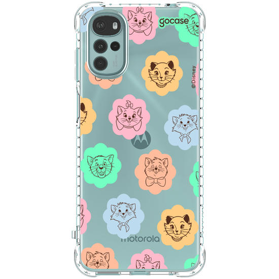 Capinha para celular  Aristogatas - Rostinhos em Flores