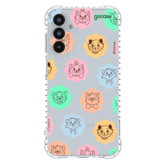 Capinha para celular  Aristogatas - Rostinhos em Flores