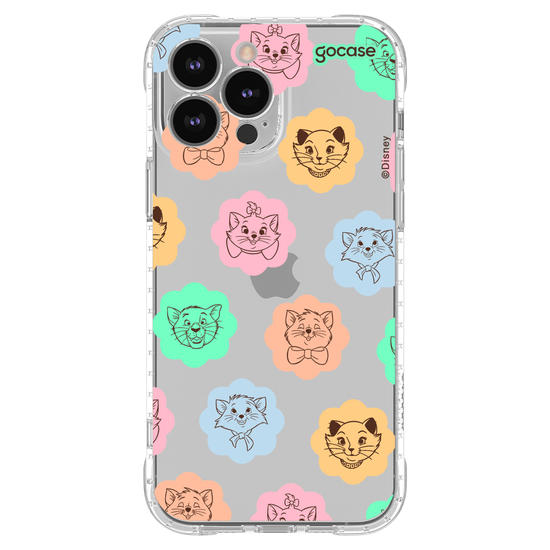 Capinha para celular  Aristogatas - Rostinhos em Flores