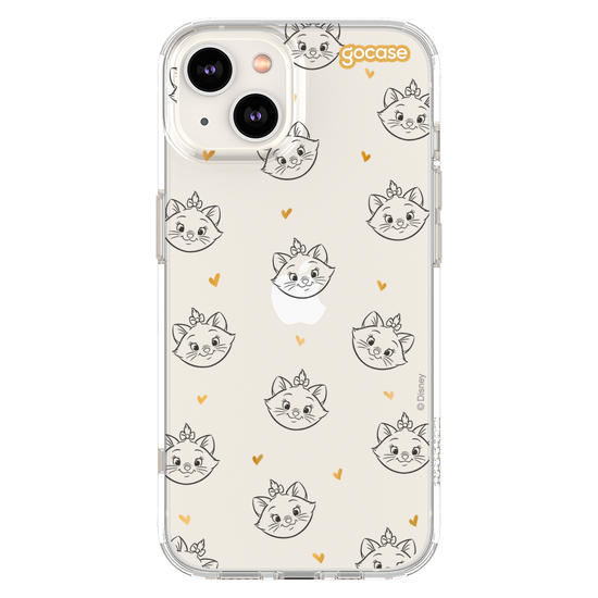 Capinha para celular  Marie - Golden Hearts