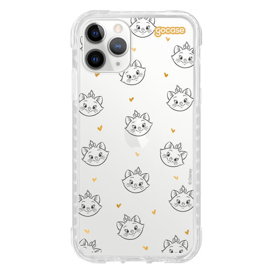 Capinha para celular  Marie - Golden Hearts